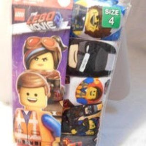 LEGO Movie Boys Briefs Underwear 5 Pack Size 4